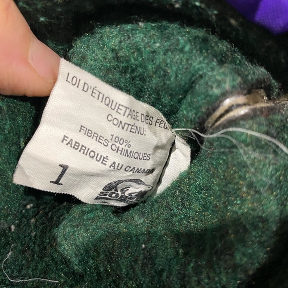 Sorel Retro Purple and Teal Pullon Cinch Closure Insulated Snow Boots US Size 1 - Picture 6 of 10